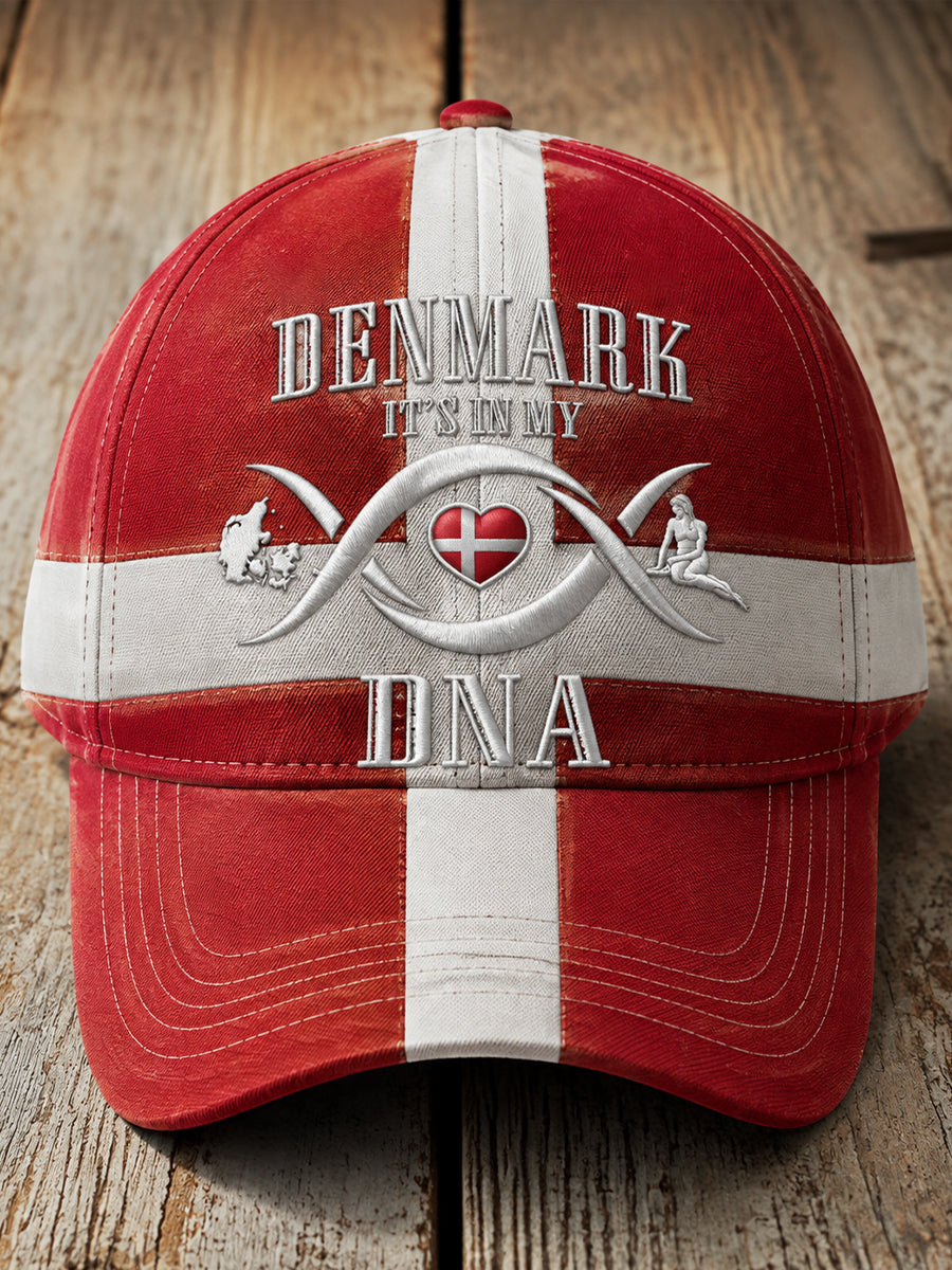 Hat med patriotisk hædersmærke-tryk