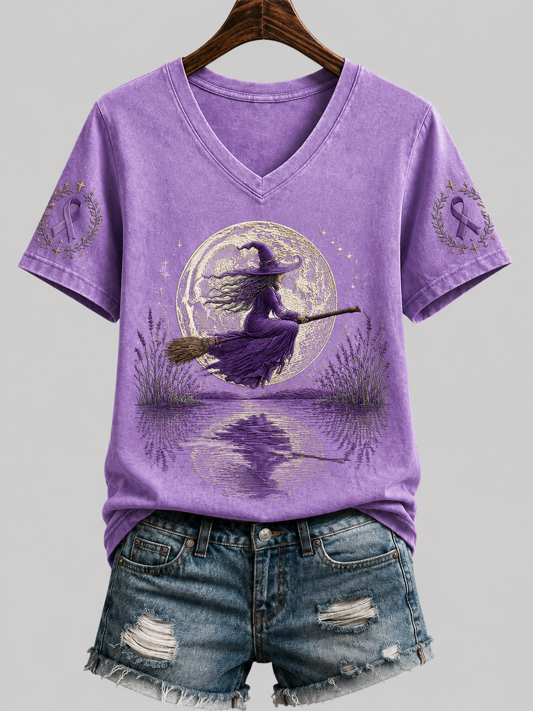Kvinders Alzheimers Bevidsthed Kortærmet T-shirt