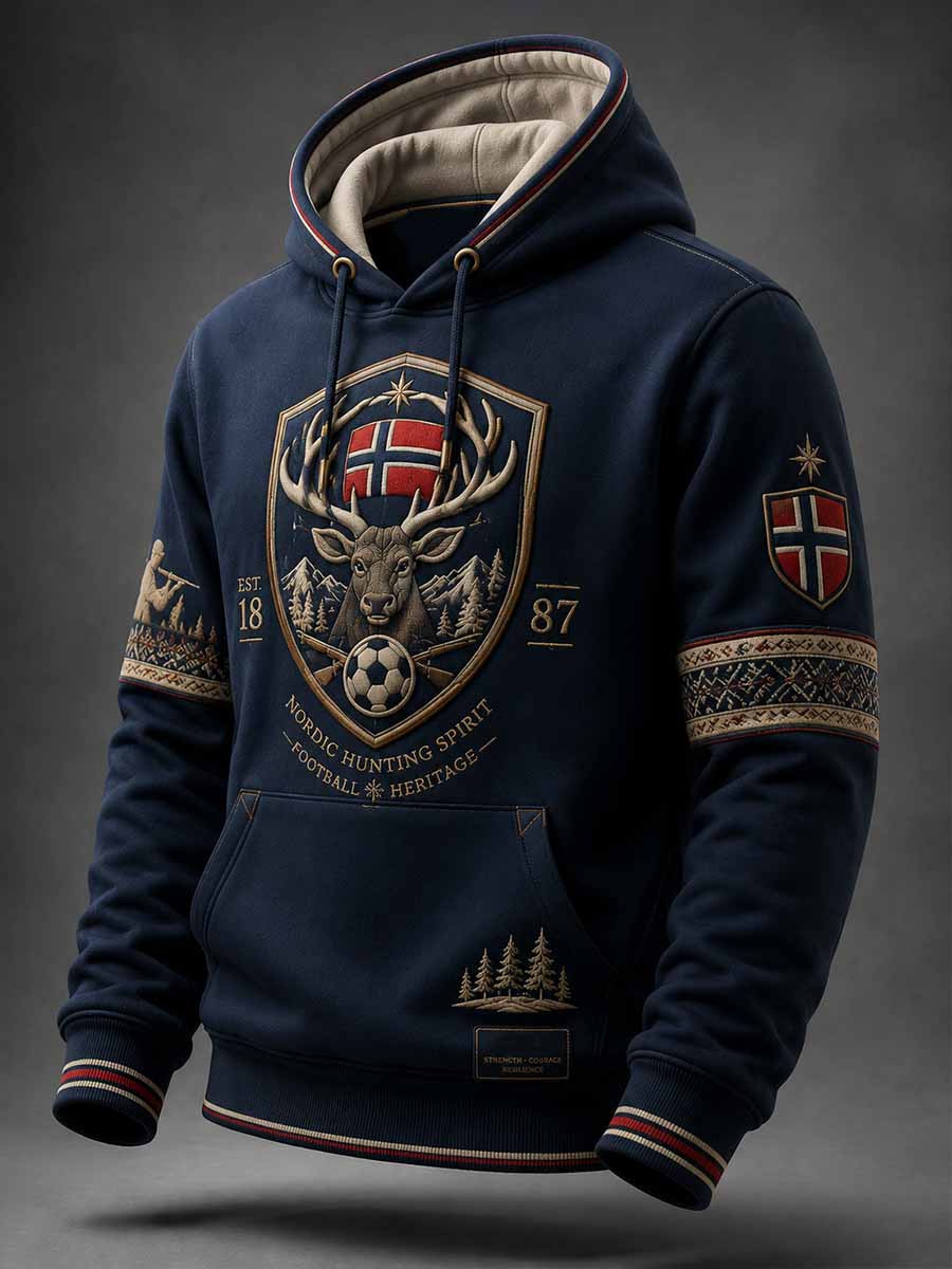 Menns Retro Norge fotballfugl