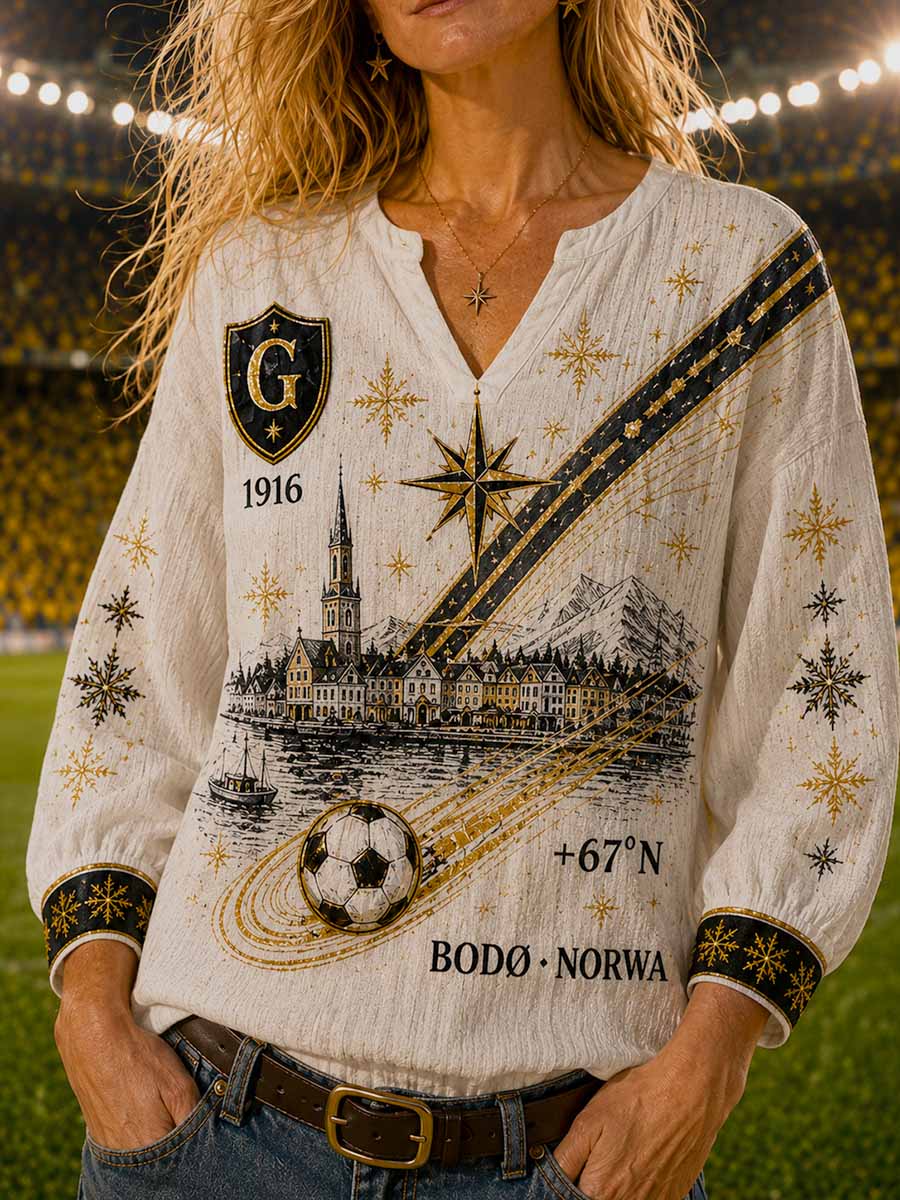 Minnemønster for damefotball Skriv ut T-shirt