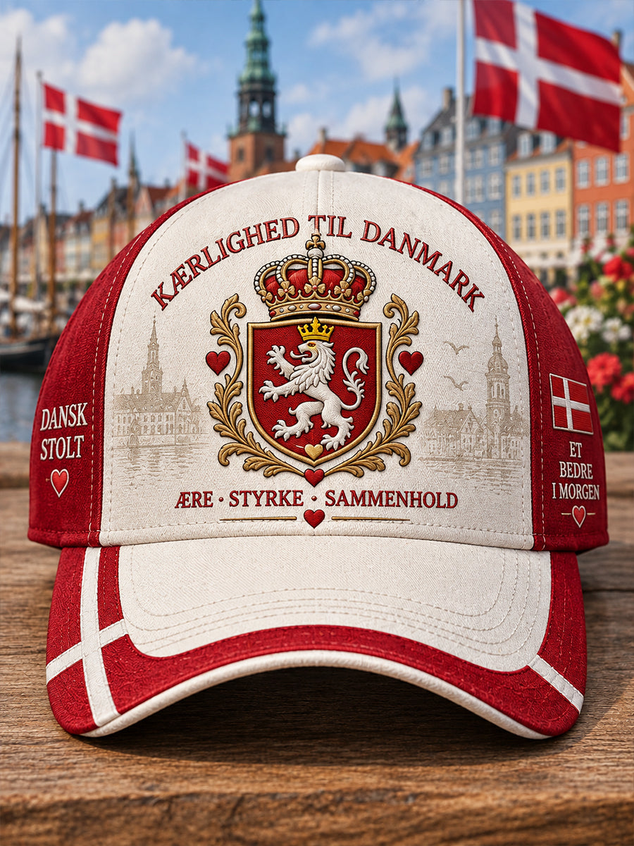 Unisex-hue med patriotiske, hædersværdige print