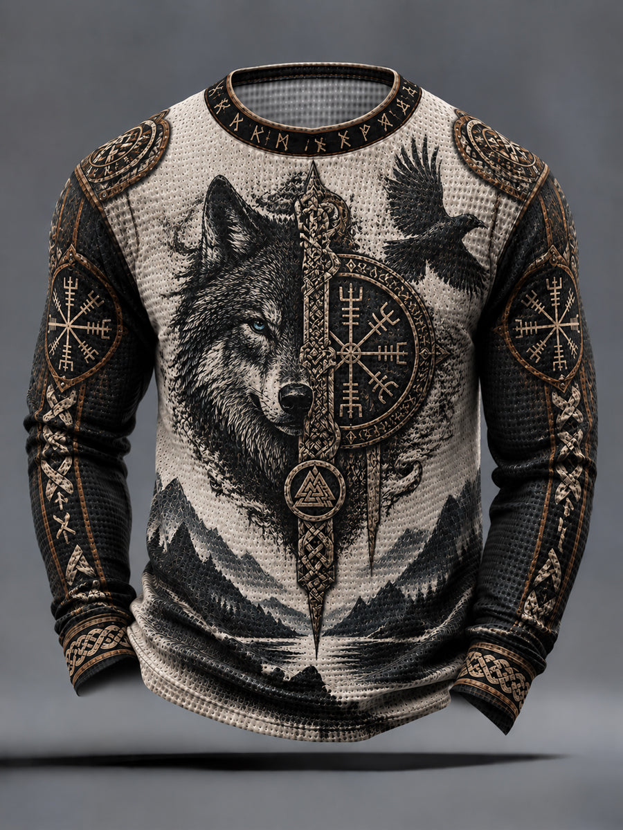 Herre Viking Waffle Top