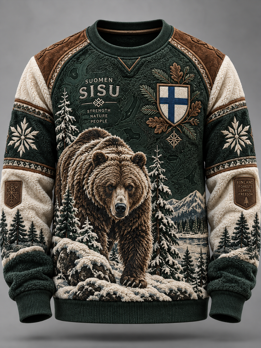 Miesten Sisu-kulttuurin flanellipaita