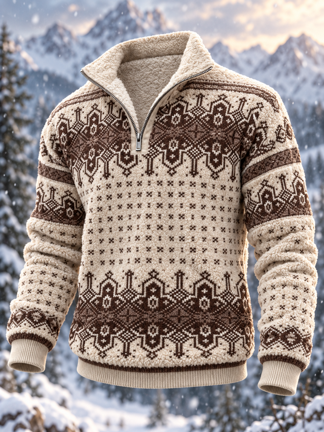 Herre Dale of Norway flannelsweater