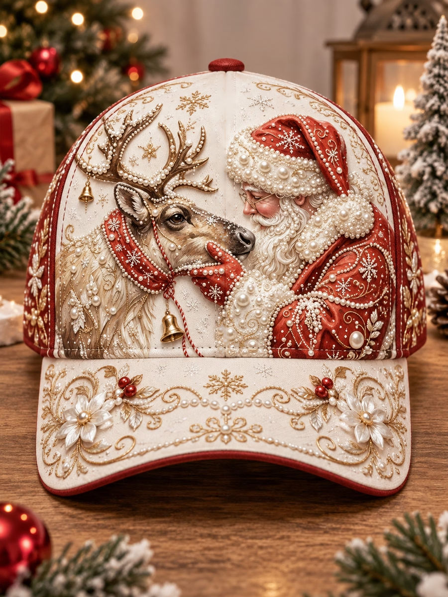 Unisex Christmas Santa Claus trykt Hat