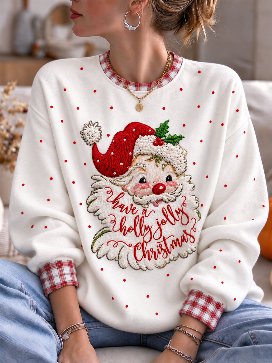 Damejuleprint-sweatshirt