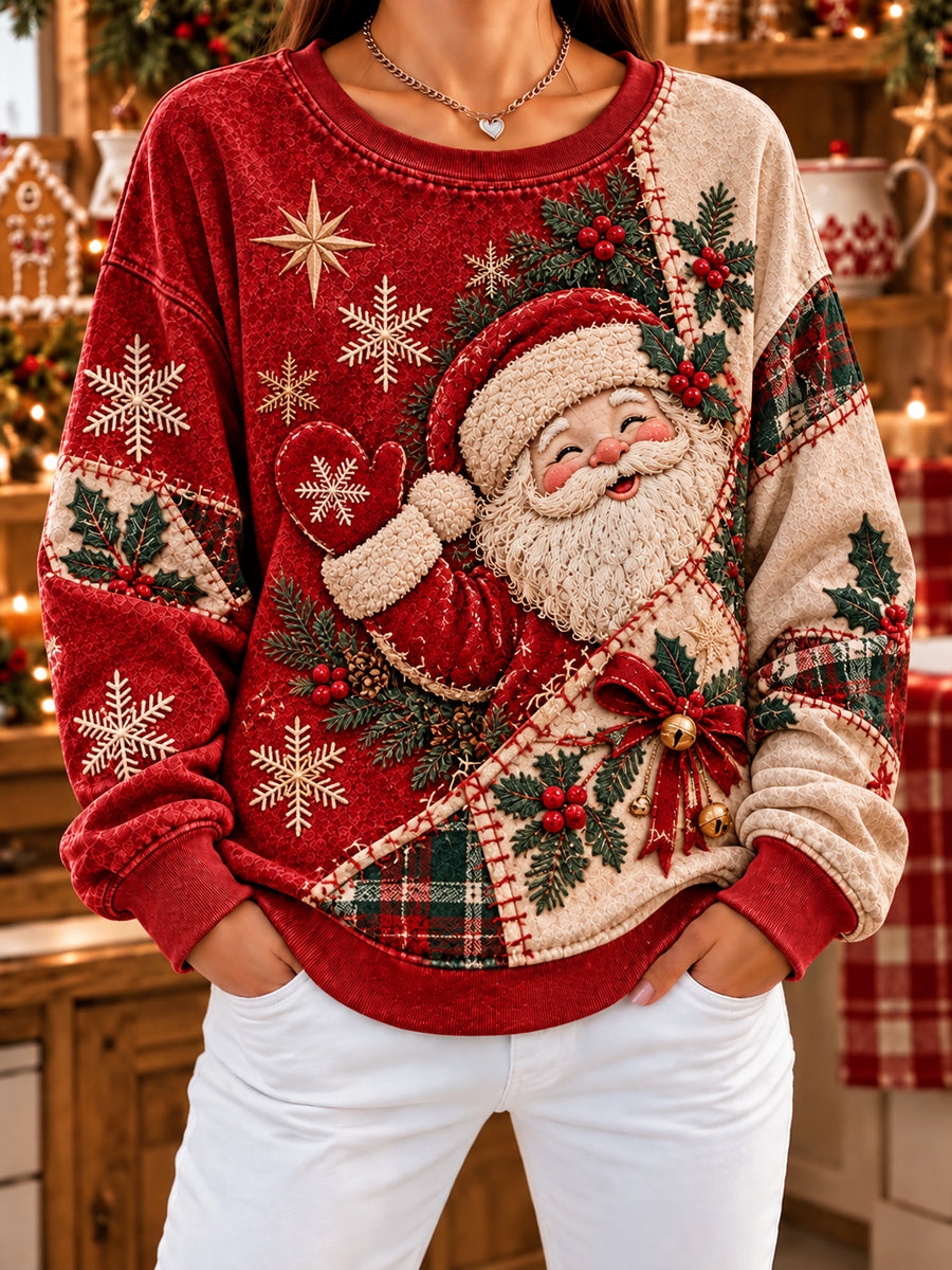 Damejuleprint-sweatshirt