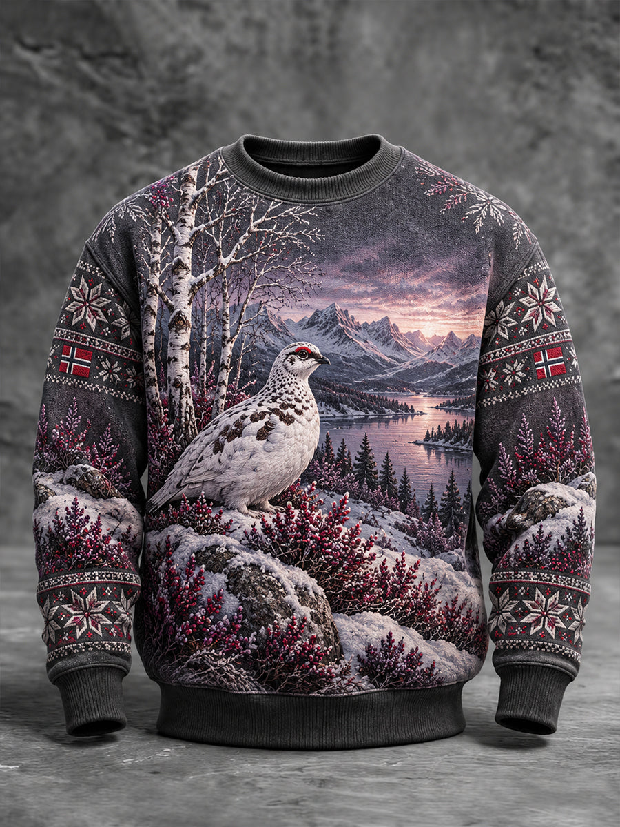 Herrtrøye med rund hals fra Norway's Hunting Season