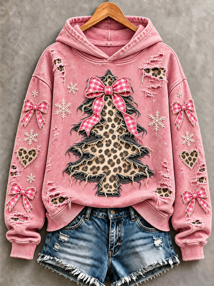 Kvinders juletræ Print Sweatshirt