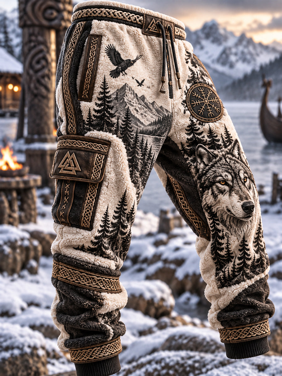 Herre Viking-fritidsbukser med sweatpants-stil