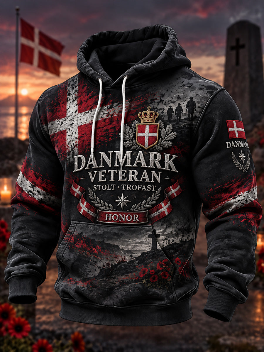 Mænds patriotiske minde grafisk hætteri
