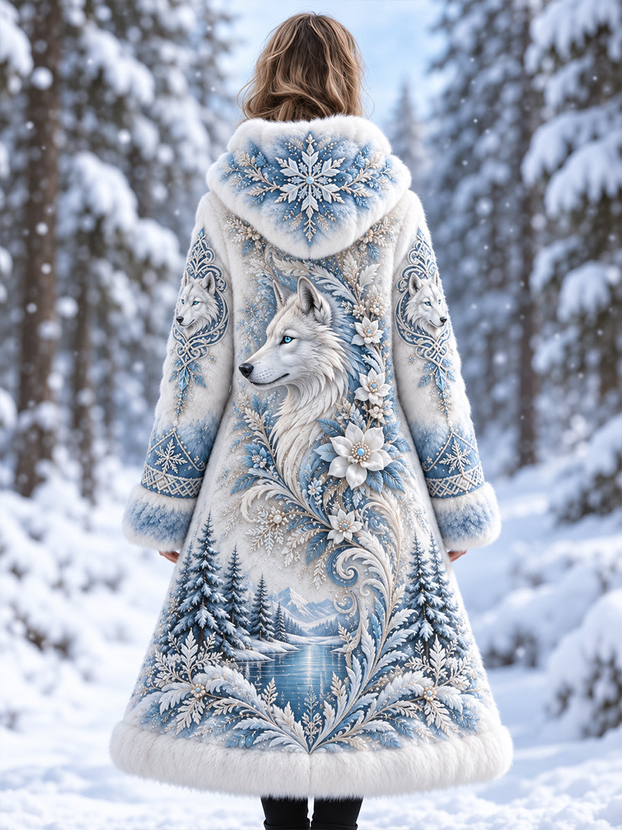 Kvinder Nordic Forest Dyr Flannel Jake