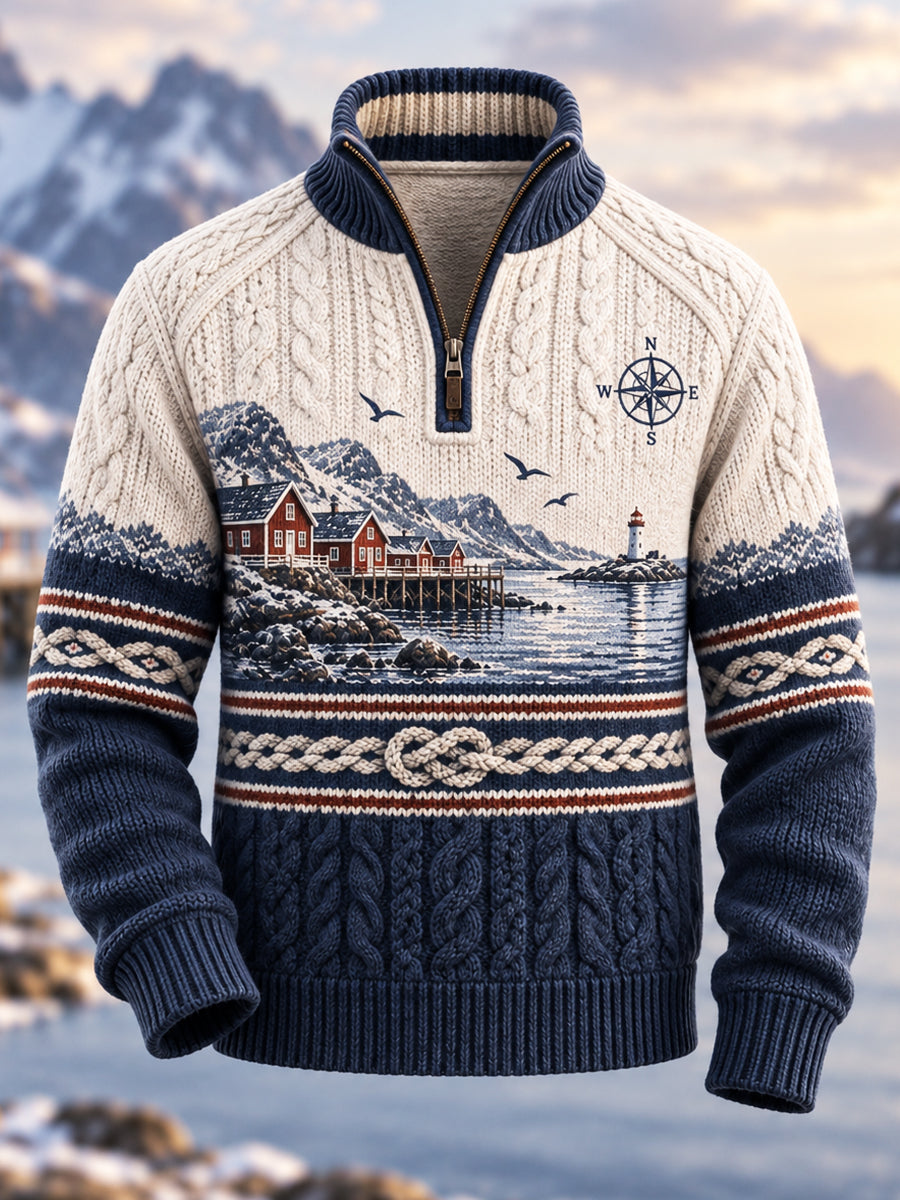 Nordic Archipelago Heritage Quarter-Zip Sweatshirt
