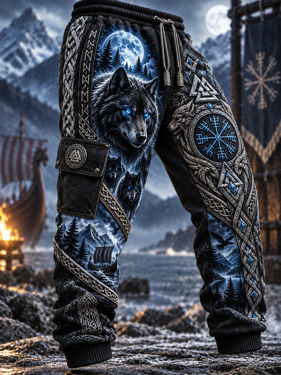 Herre Viking Kunst Fritidsbukser Bukser