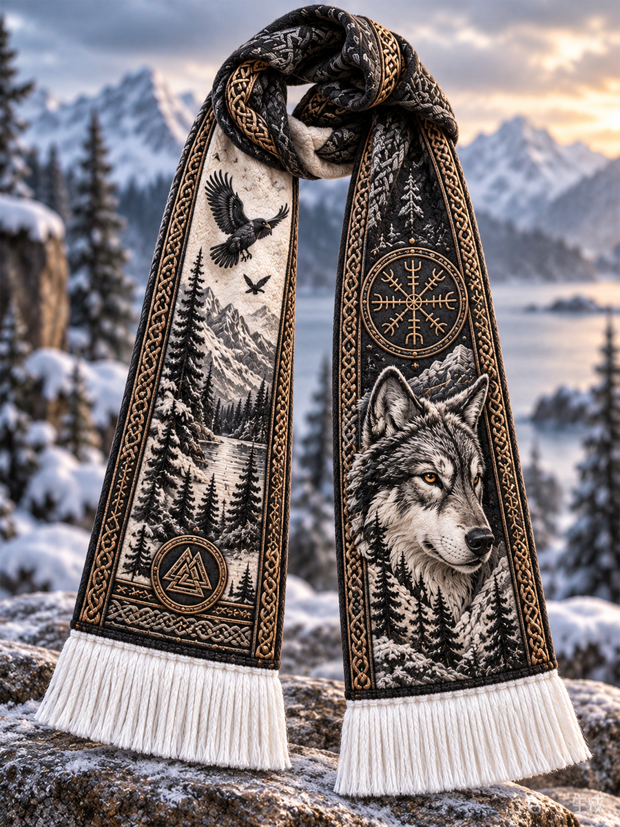 Vikingekunst-scarf