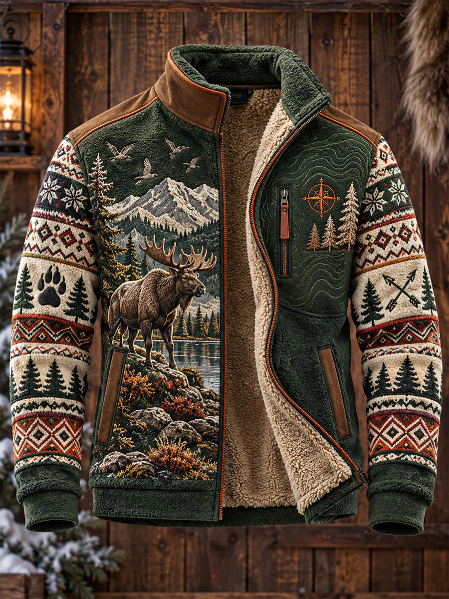 Menns norsk-stil jakt sesong sammensatt Fleece jakke