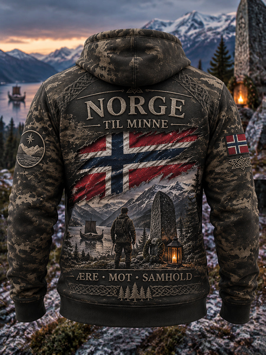 Vikingeveteran minne grafikk for menn
