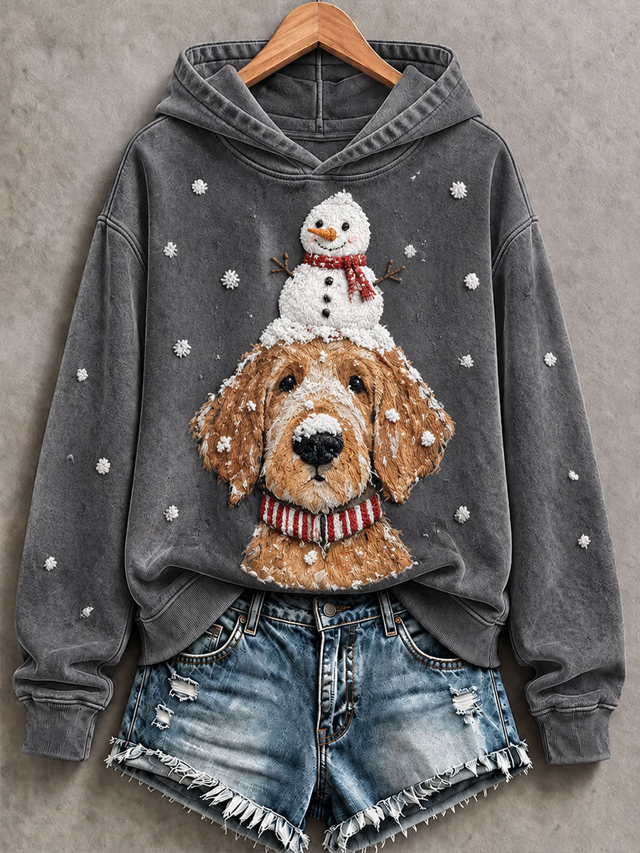 Kvinders Gyldend og Snemand Print Casual Sweatshirt