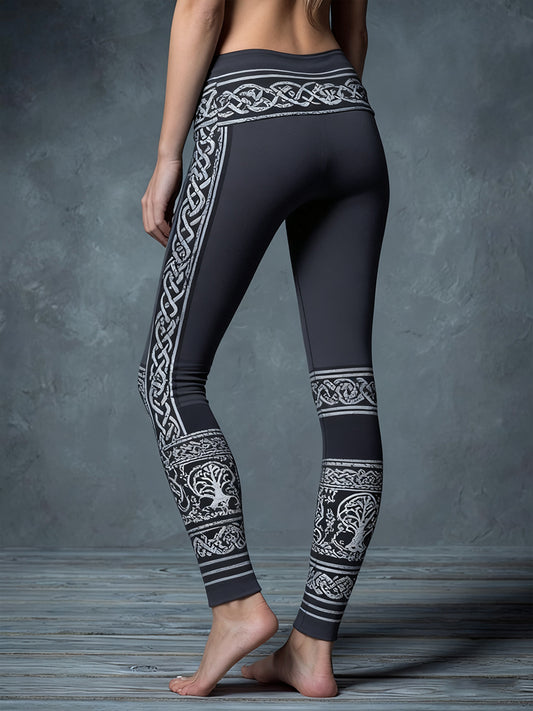 Kvinders leggings i vikinge-stil