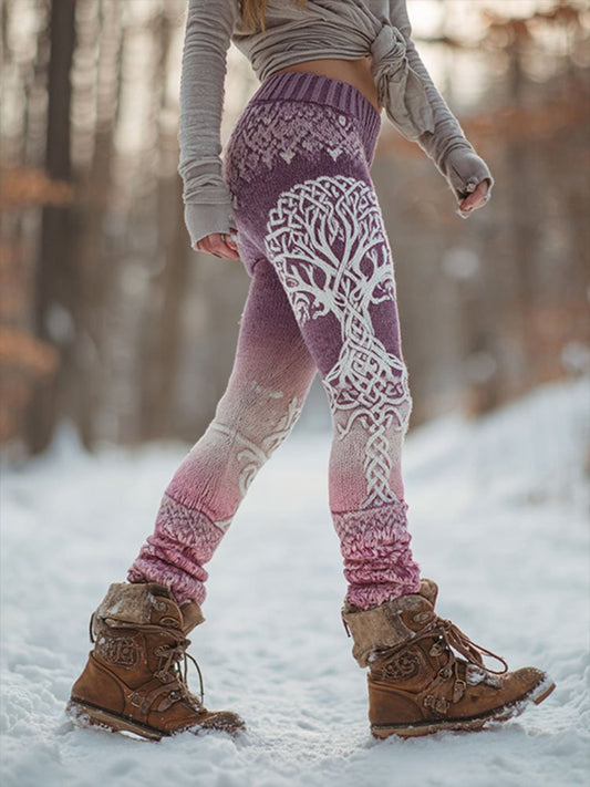 Kvinders leggings i vikinge-stil