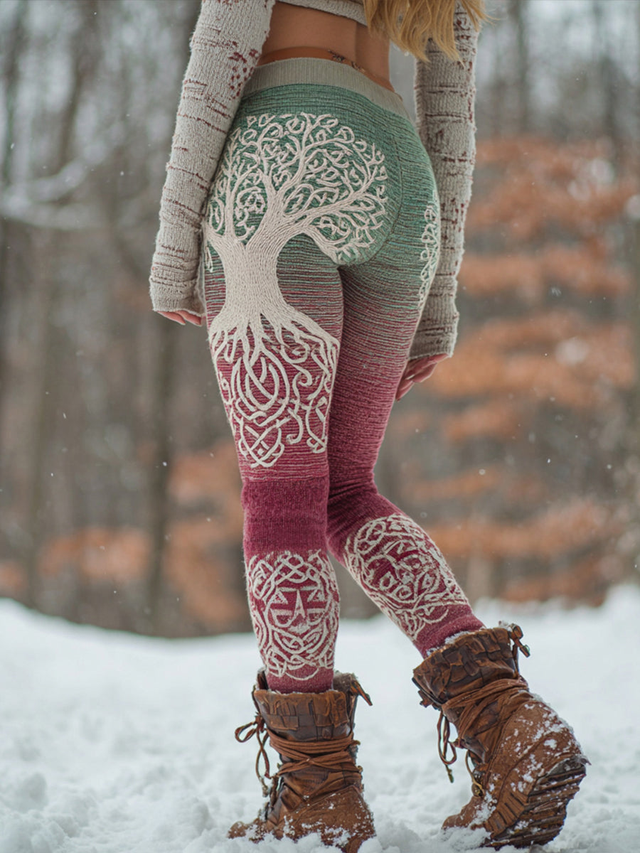 Kvinders leggings i vikinge-stil