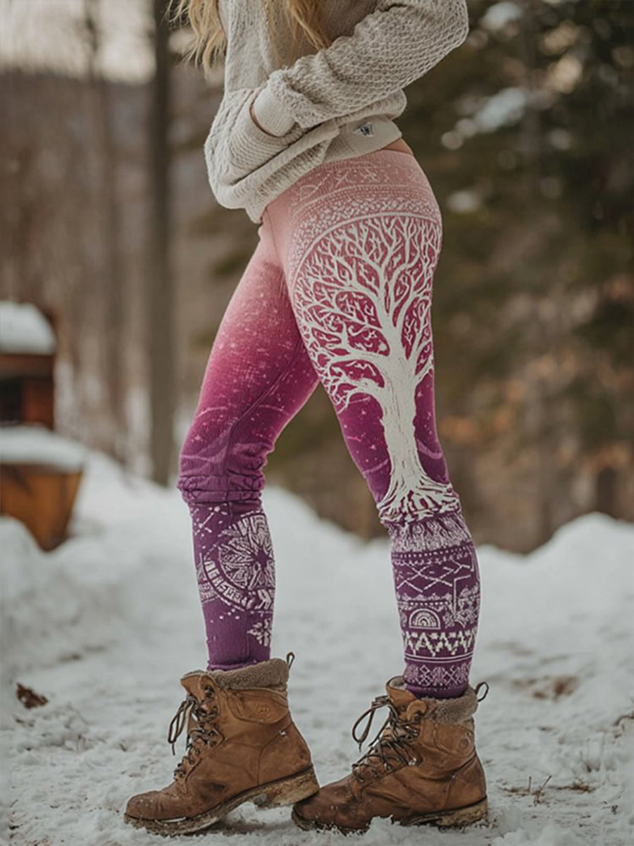 Kvinders leggings i vikinge-stil