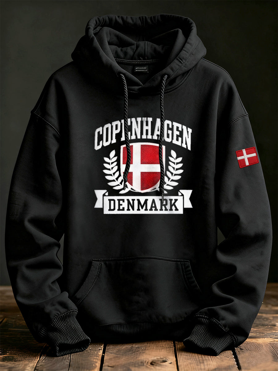 Mænds Vintage Fashion Casual Hoodie.