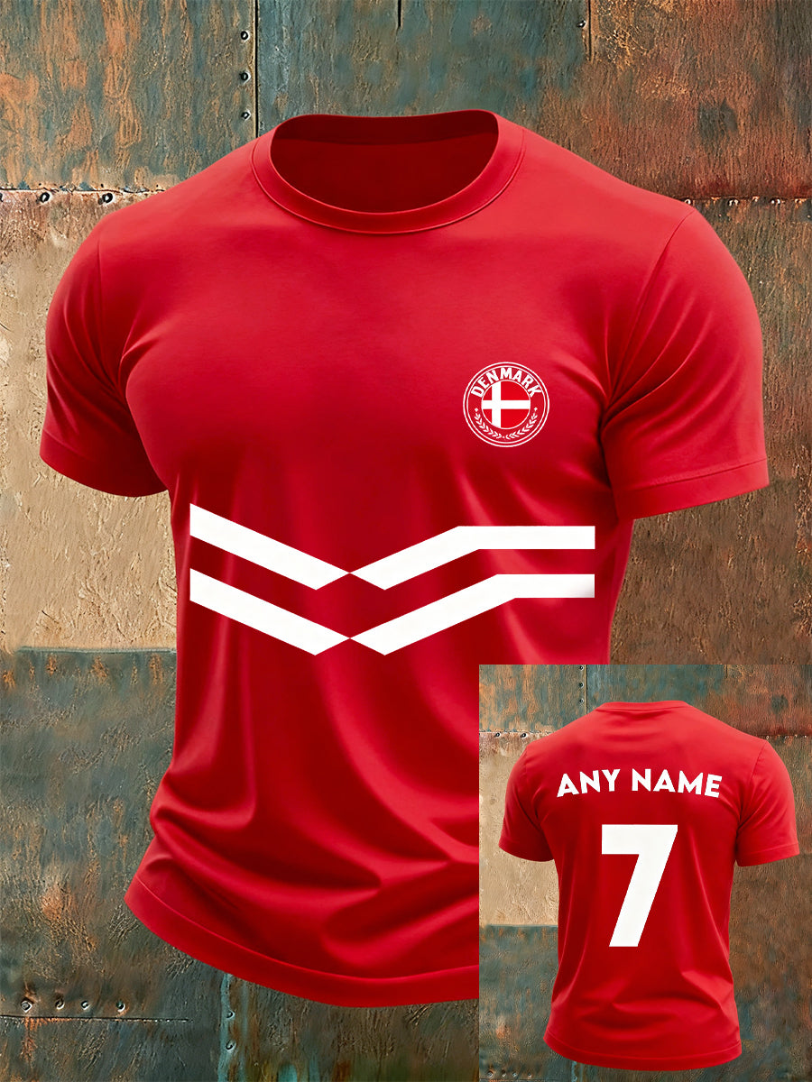 Mænds Casual Loose-Fit besætning hals korte ærme T-shirt