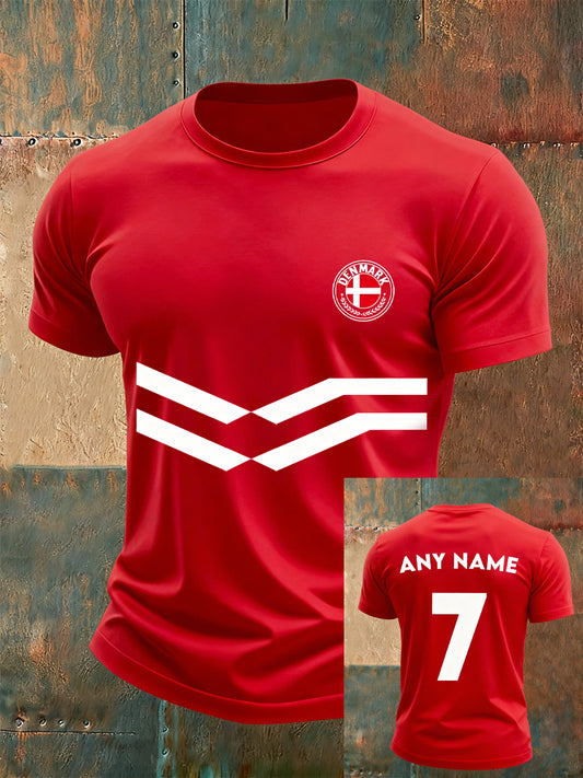 Mænds Casual Loose-Fit besætning hals korte ærme T-shirt