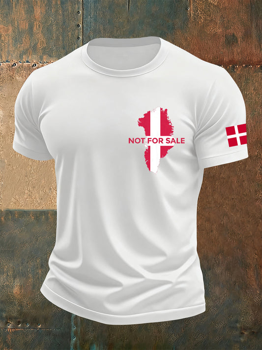 Mænds Casual Loose-Fit besætning hals korte ærme T-shirt