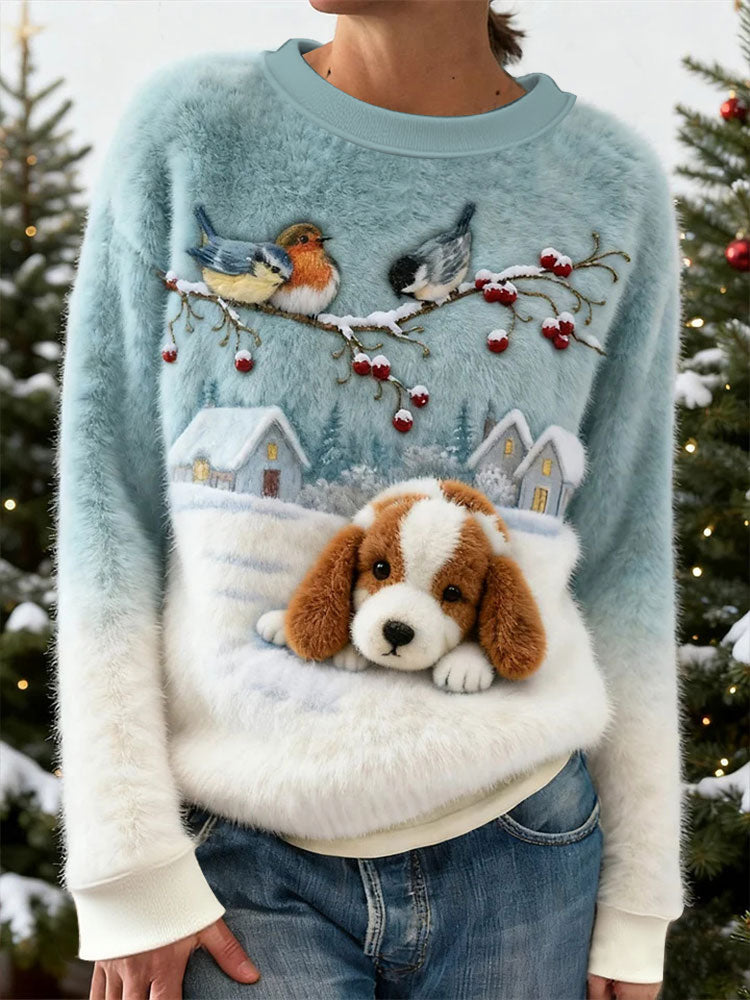 Kvindernes hund udskriver Casual Toppe