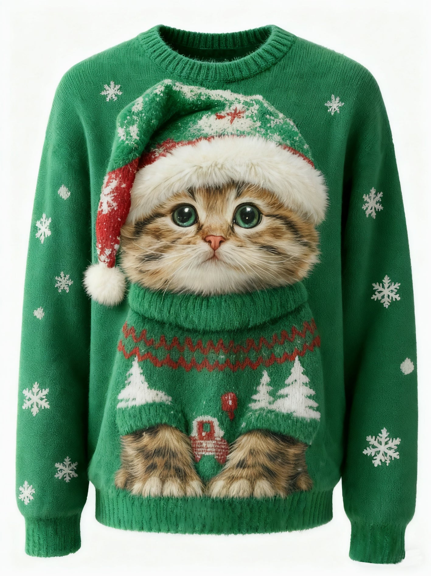 Mænds jul Trykket Casual imitation trøje