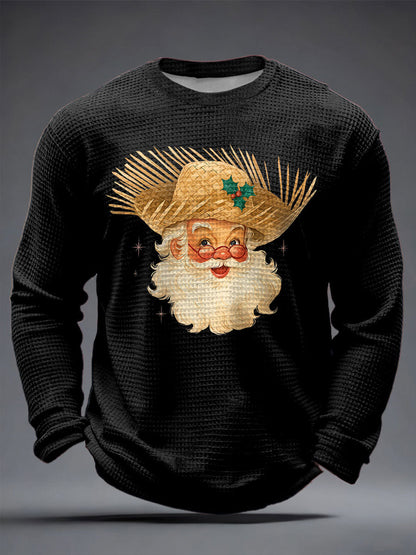 Mænds Puerto Rico trykte vaffel topper