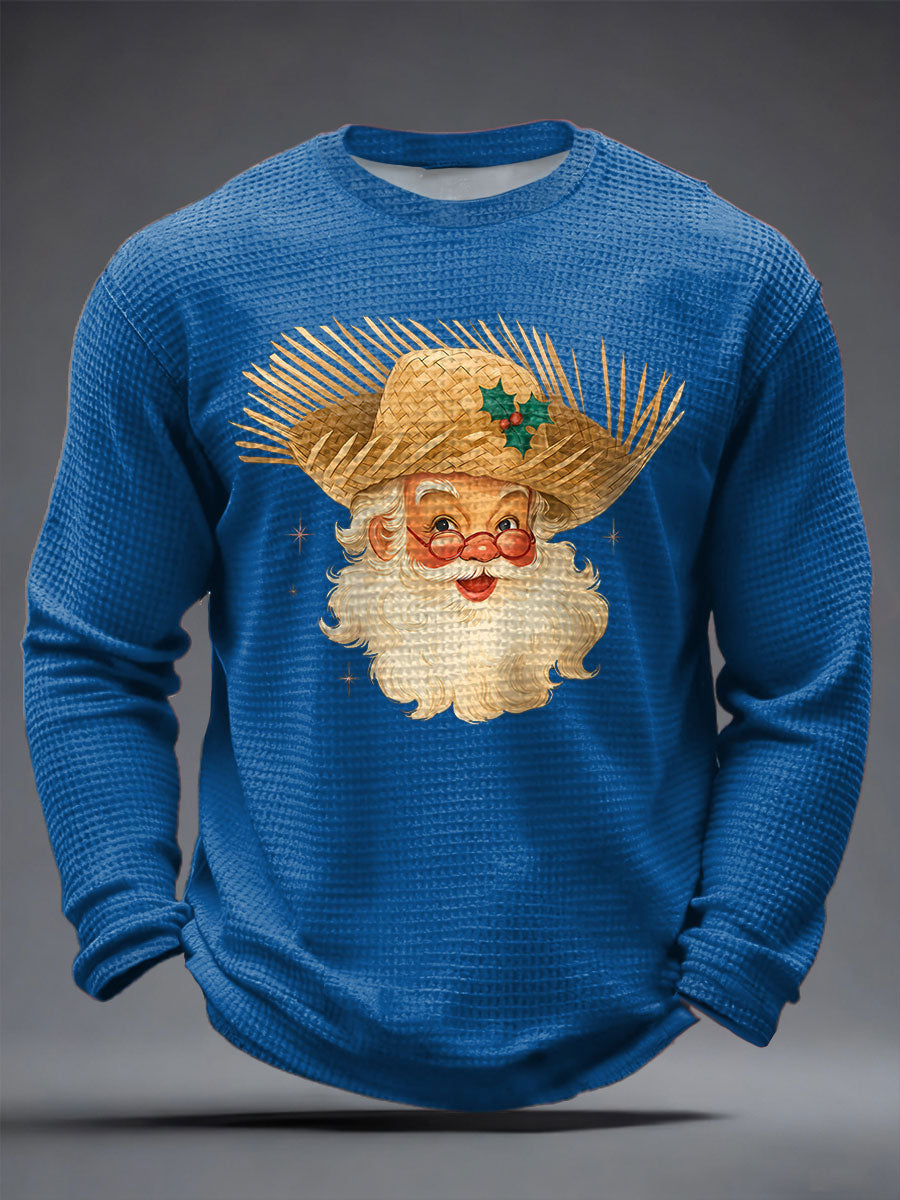 Mænds Puerto Rico trykte vaffel topper