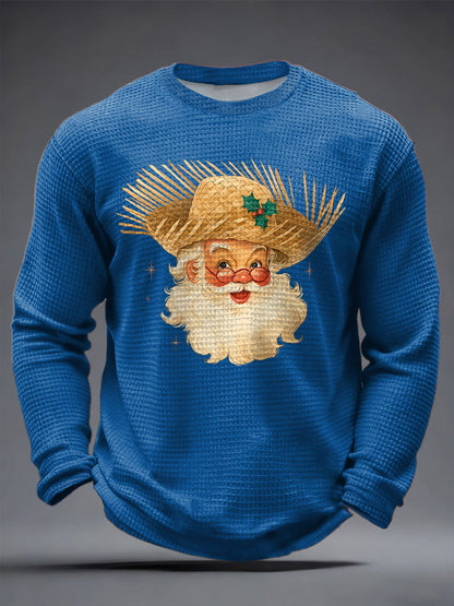 Mænds Puerto Rico trykte vaffel topper