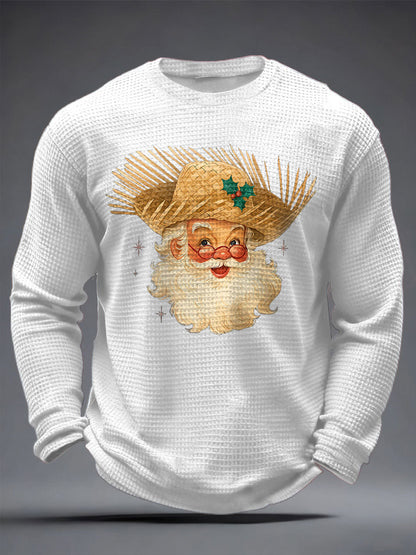 Mænds Puerto Rico trykte vaffel topper