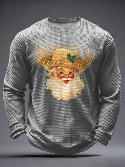 Mænds Puerto Rico trykte vaffel topper