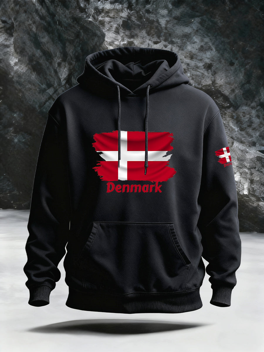 Mænds Vintage Fashion Casual Hoodie.