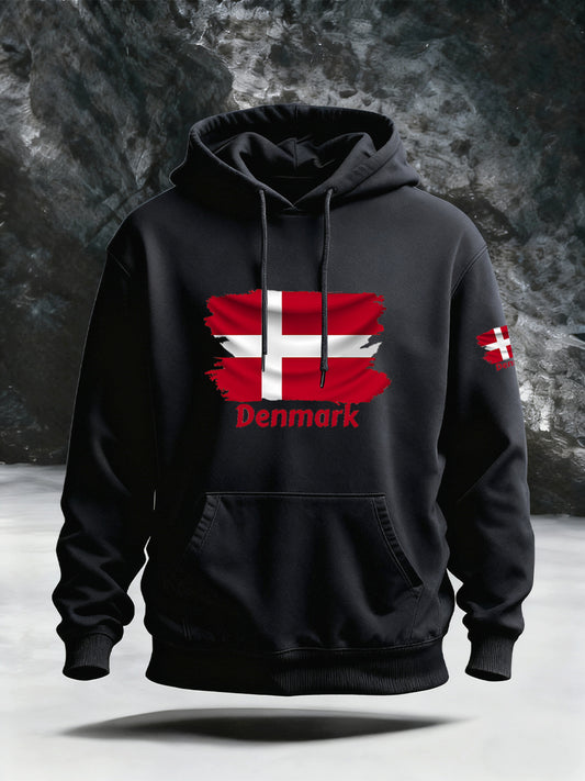 Mænds Vintage Fashion Casual Hoodie.