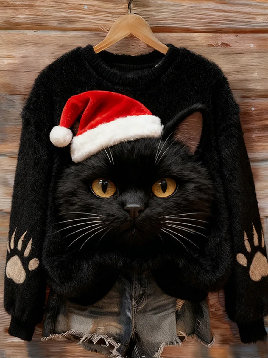 Kvinders Retro Animal Art Print Casual Flannel øverst