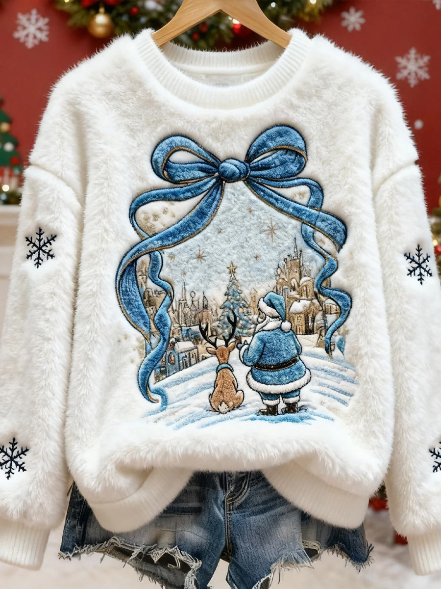 Kvinders Retro Animal Art Print Casual Flannel øverst