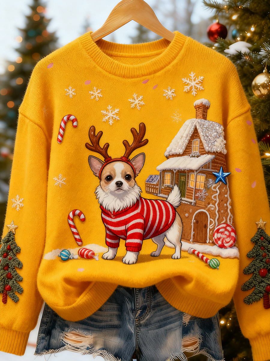 Kvinders Retro Animal Art Print Casual Flannel øverst