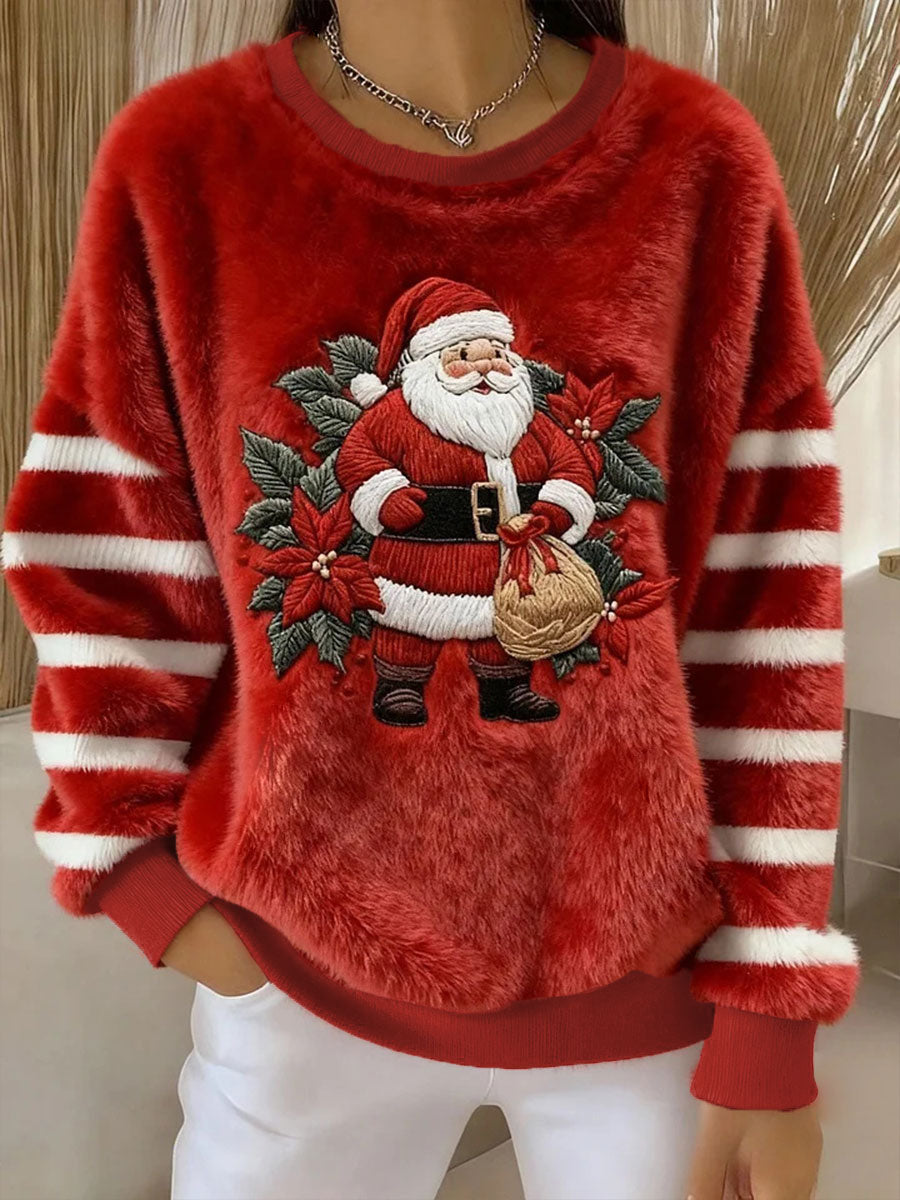 Kvindernes julemand Print Casual Toppe