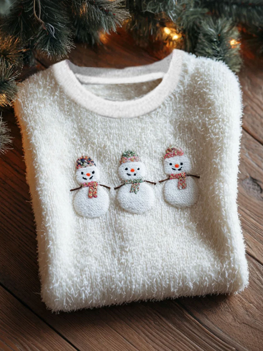 Kvinders jul kunst trykt Flannel Sweatshirt