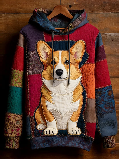 Mænds Retro Abstrakt Animal Art Print Komfortabel Sweatshirt