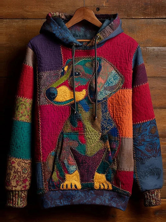 Mænds Retro Abstrakt Animal Art Print Komfortabel Sweatshirt