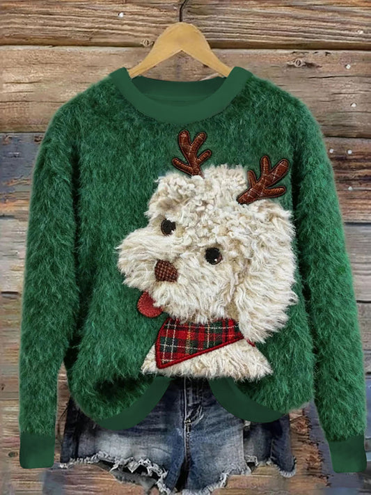 Kvinders hund kunst udskrive Casual Toppe