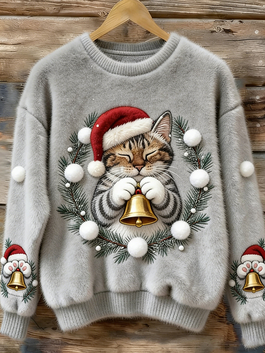 Kvinders Retro Animal Art Print Komfortable Flannel øverst