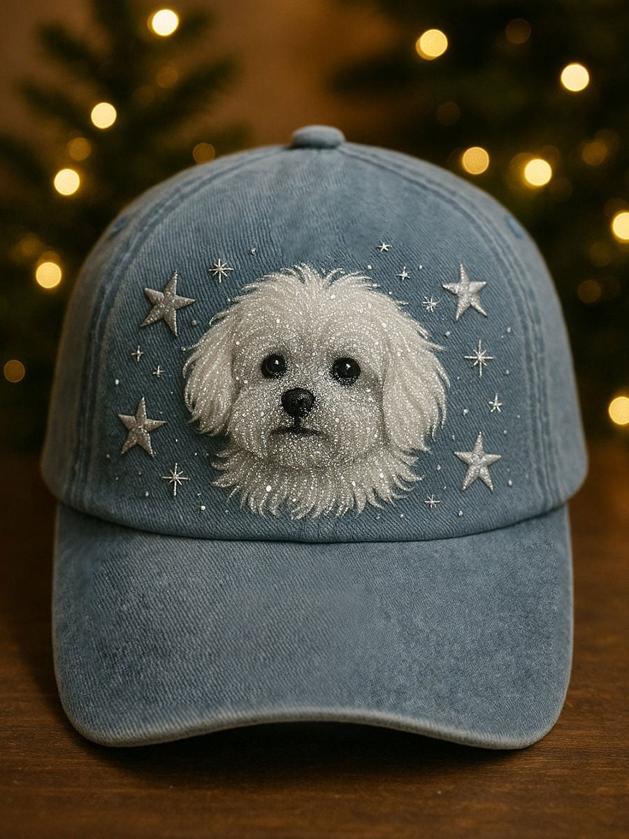 Unisex hunde kunst udskrive hatt