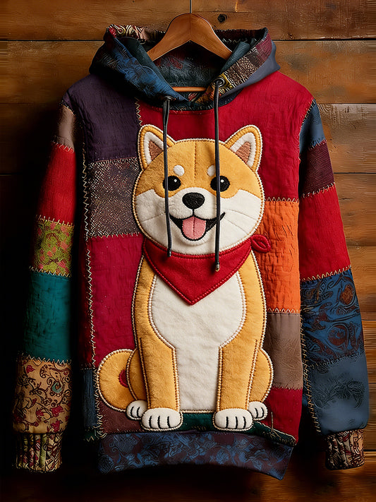 Unisex Retro Animal Art Print Komfortabel Casual Sweatshirt